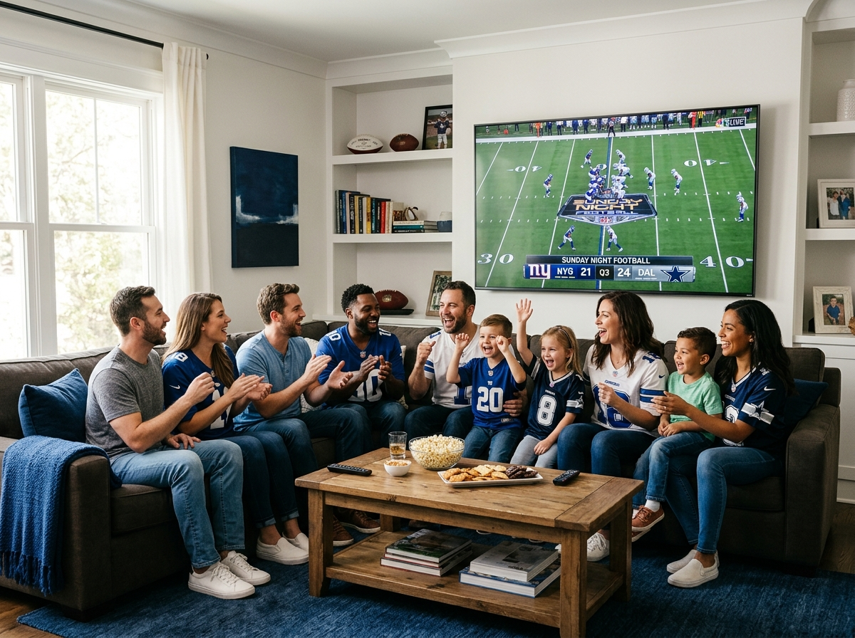 Marinios IPTV streaming entertainment on a modern television display